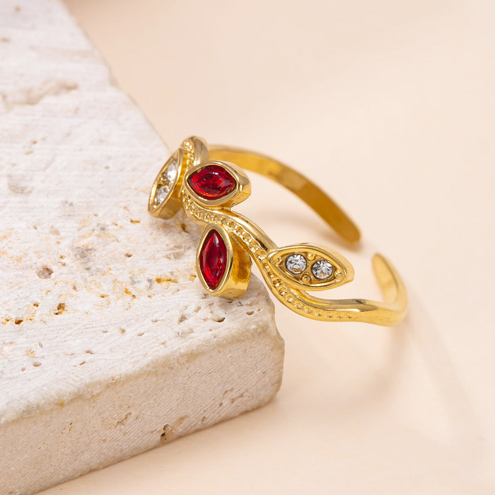 Anillo Electrochapado en Oro