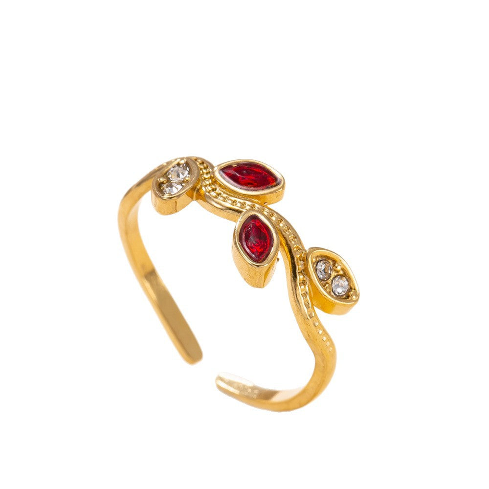Anillo Electrochapado en Oro
