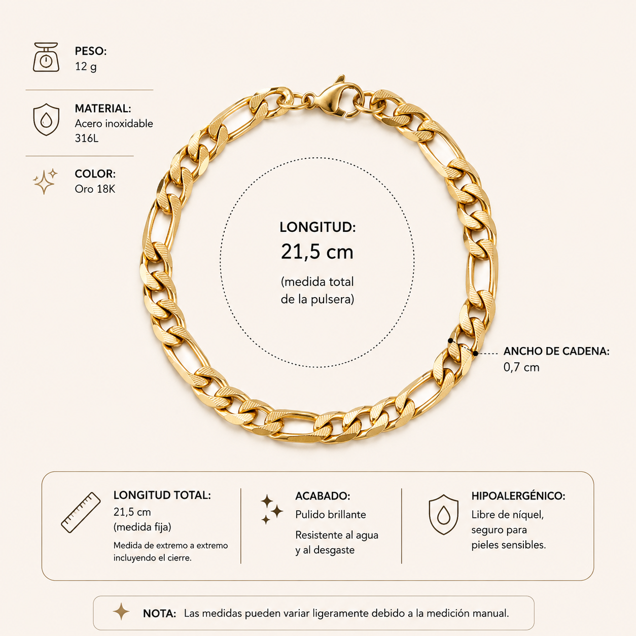 Pulsera Unisex