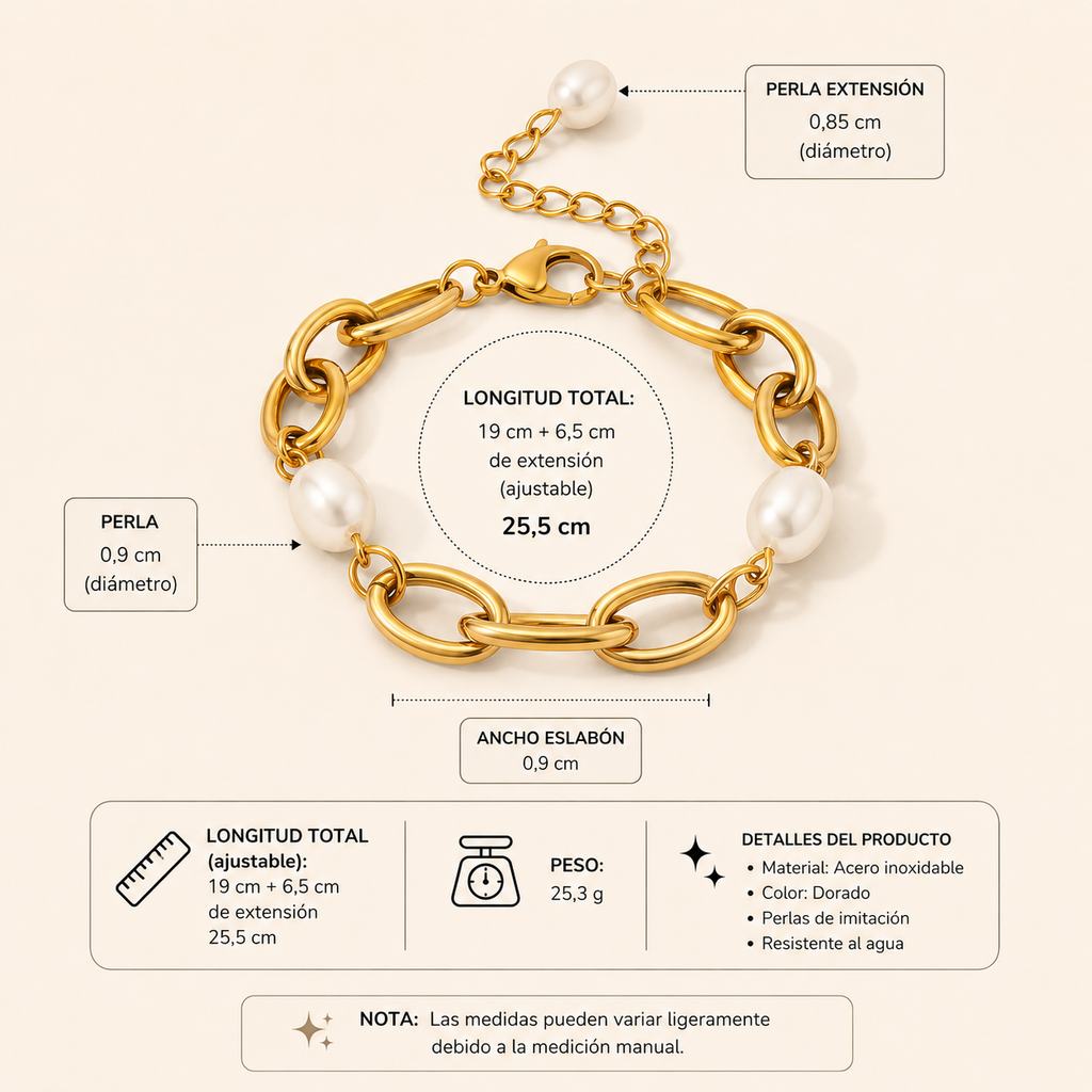 Pulsera Perla