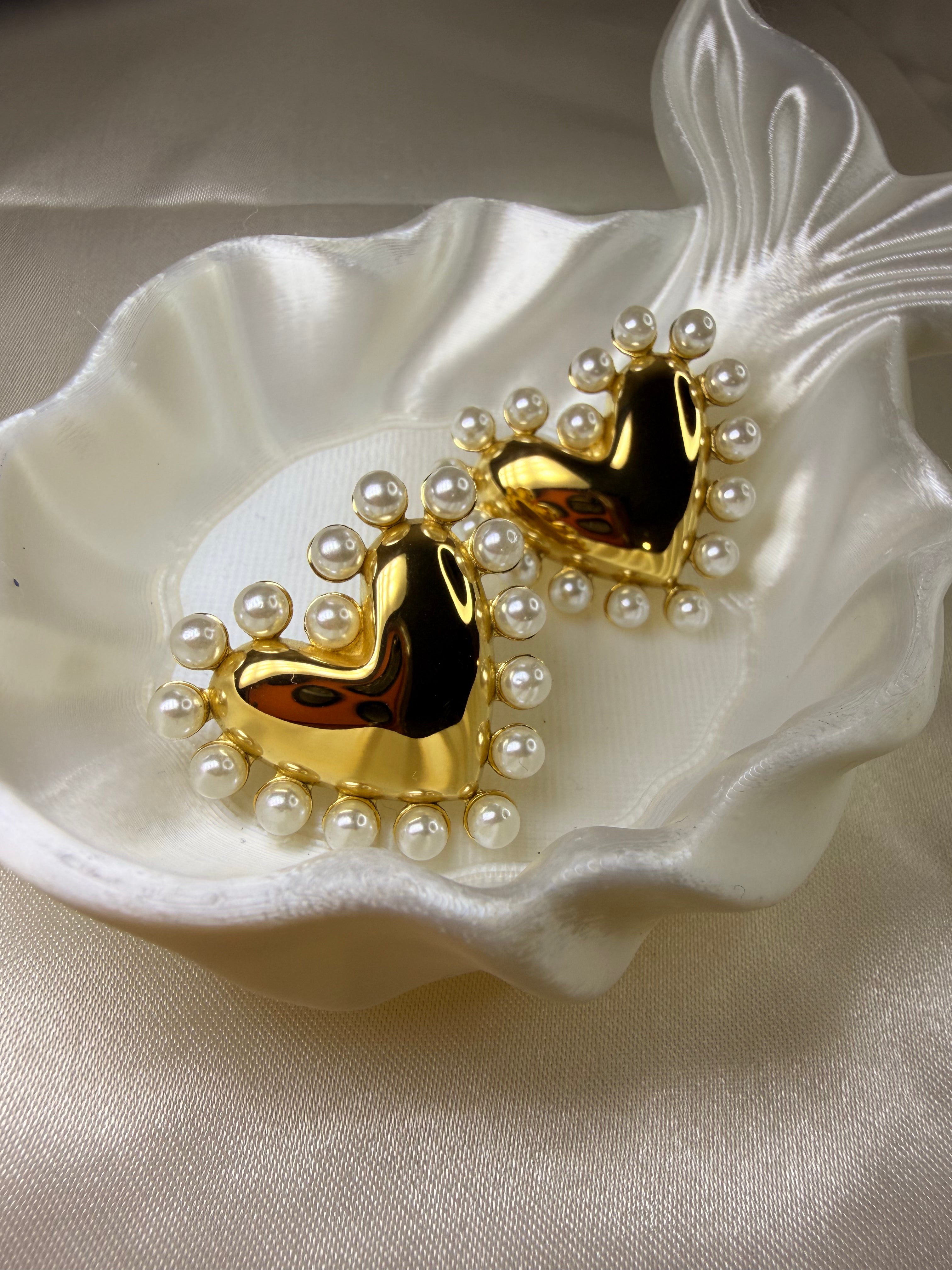 Aretes Corazon