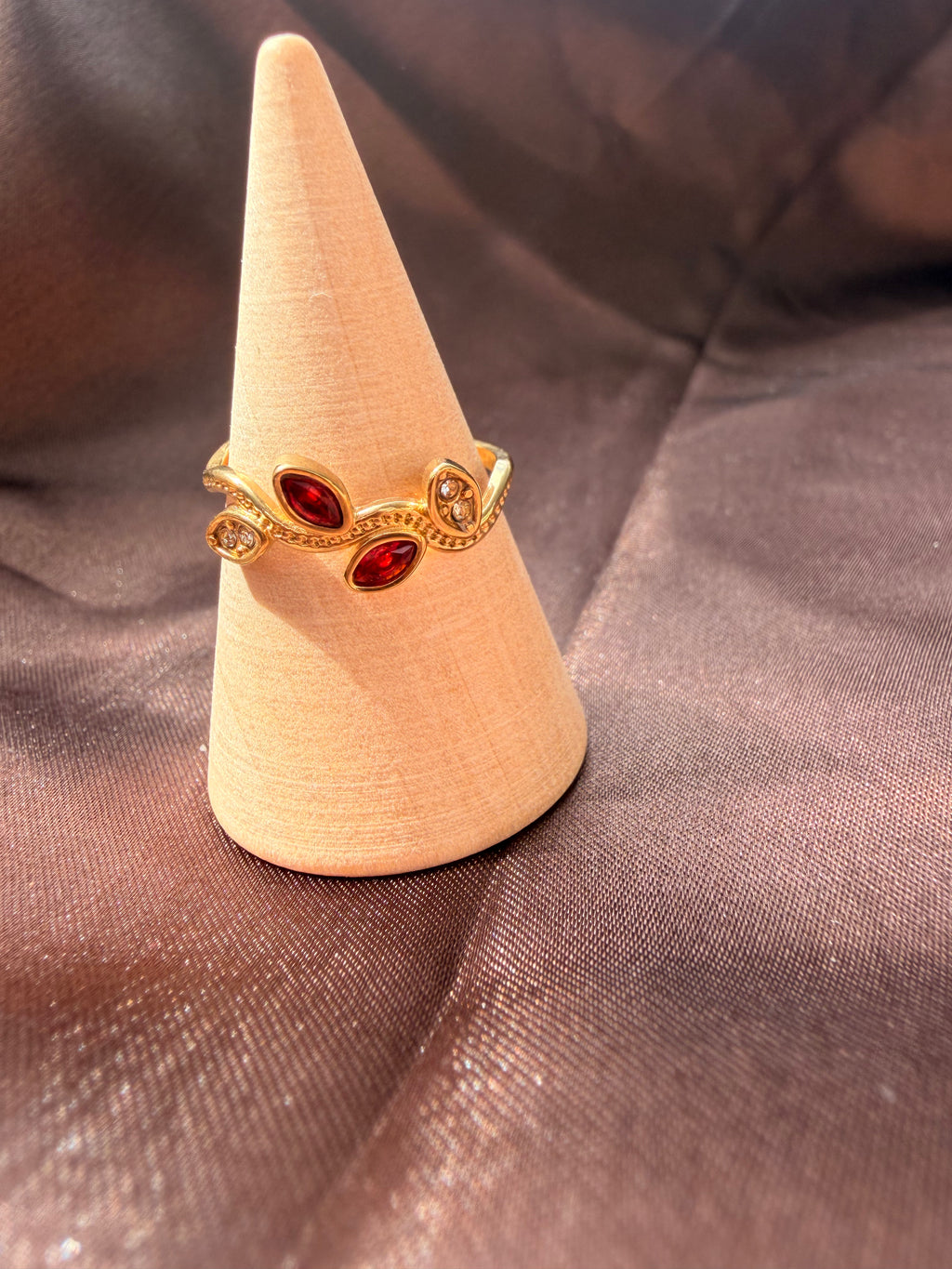 Anillo Electrochapado en Oro