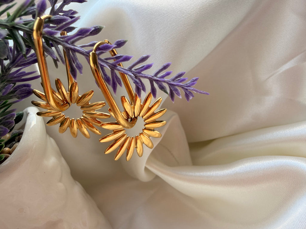 Pendientes Girasol