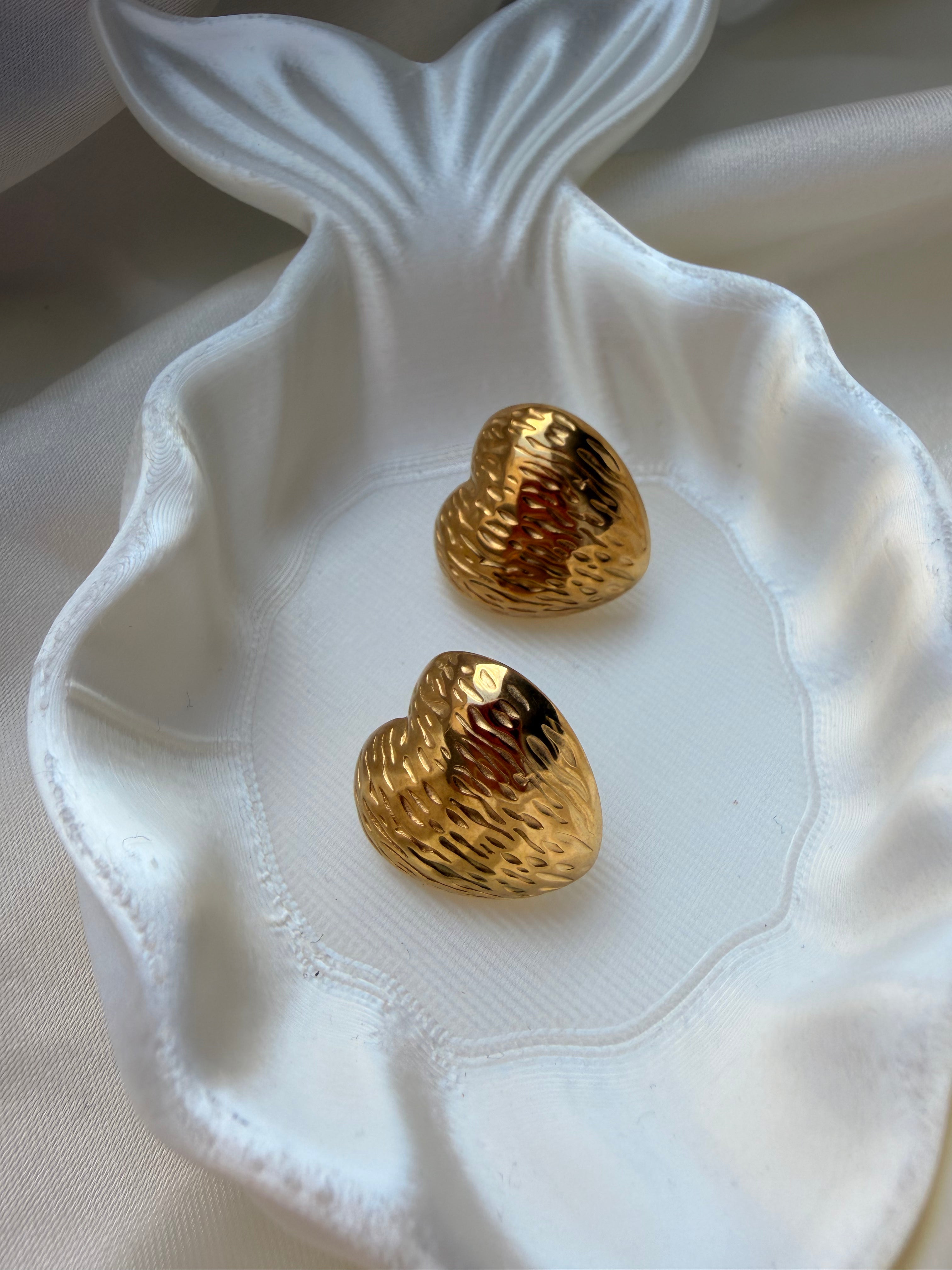Aretes Hipoalergénicos Corazon