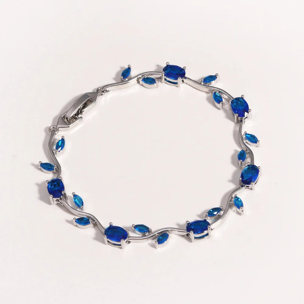 18K Gold Plated Flower Bracelet