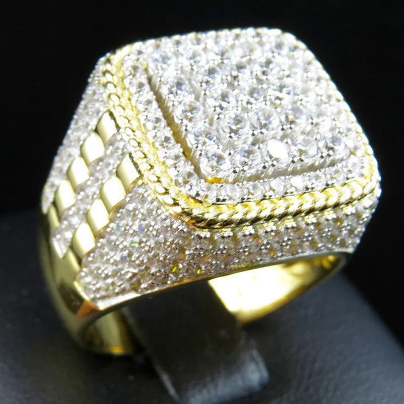 14K Gold Ring for men Natural 2 Carat Diamond with Diamond Jewelry Anillos De Bizuteria Anillos Mujer Gemstone Rings Box