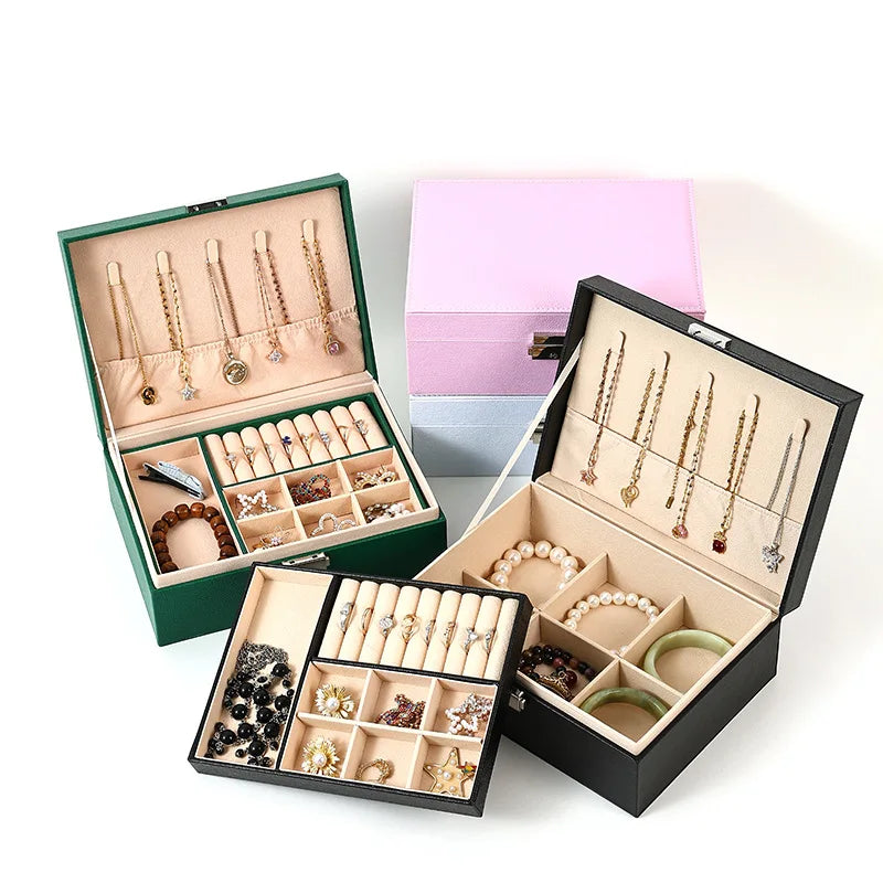 Caja de joyas con cerradura Wellzone