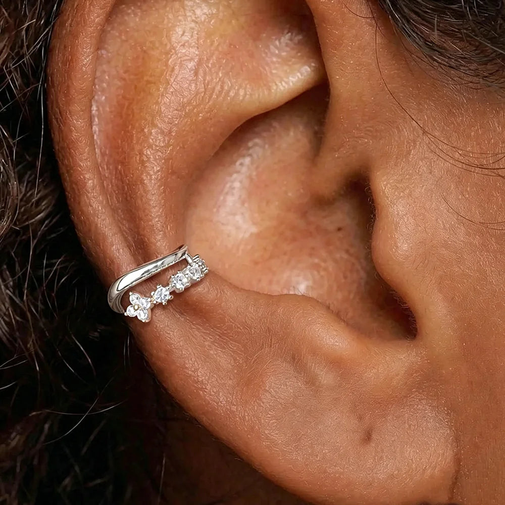 S925 Sterling Silver Star Earring