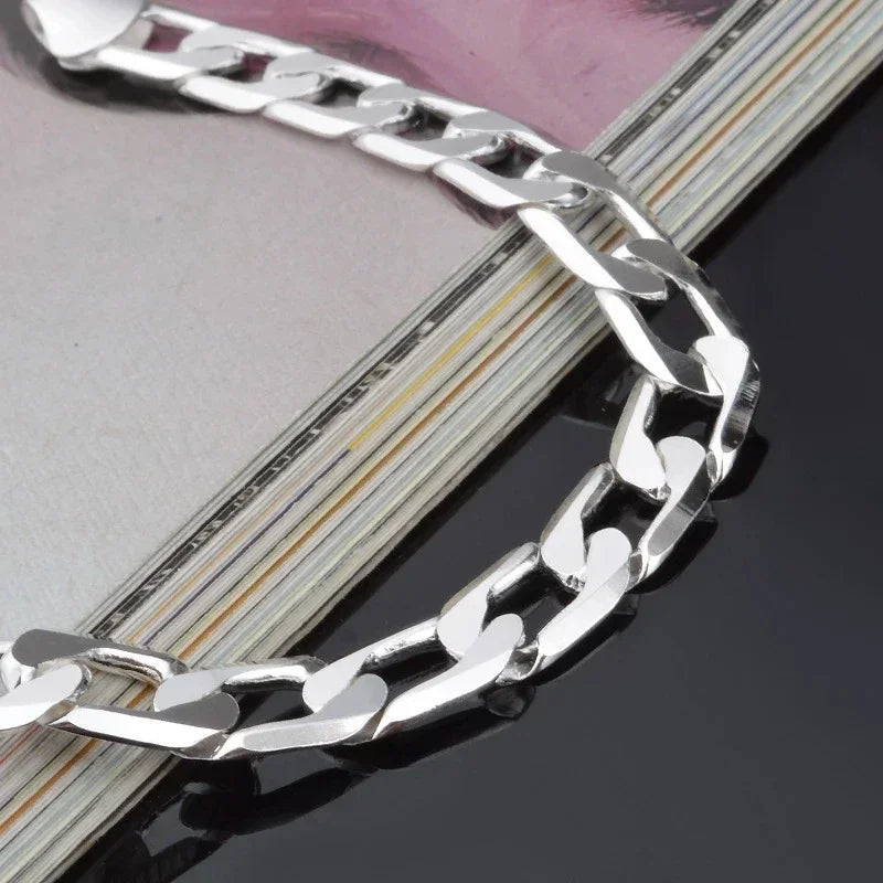 Men's silver bracelet