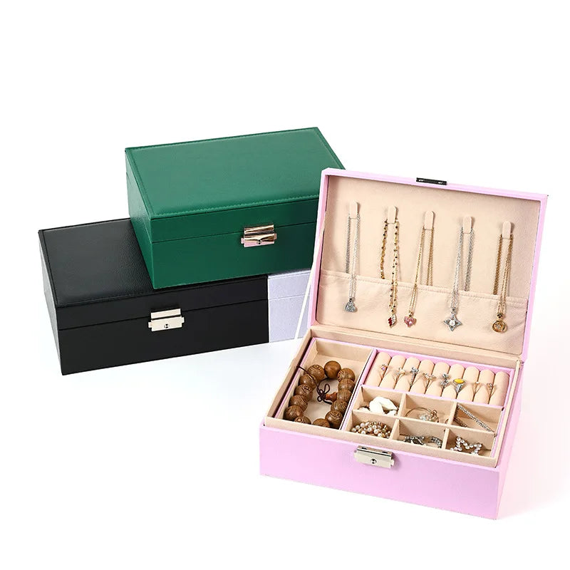 Caja de joyas con cerradura Wellzone