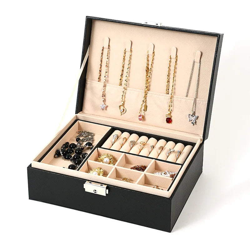 Caja de joyas con cerradura Wellzone