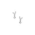 ANENJERY Butterfly Stud Earrings for Women Cute Delicate Jewelry Girls Gift Wholesale Pendientes mujer