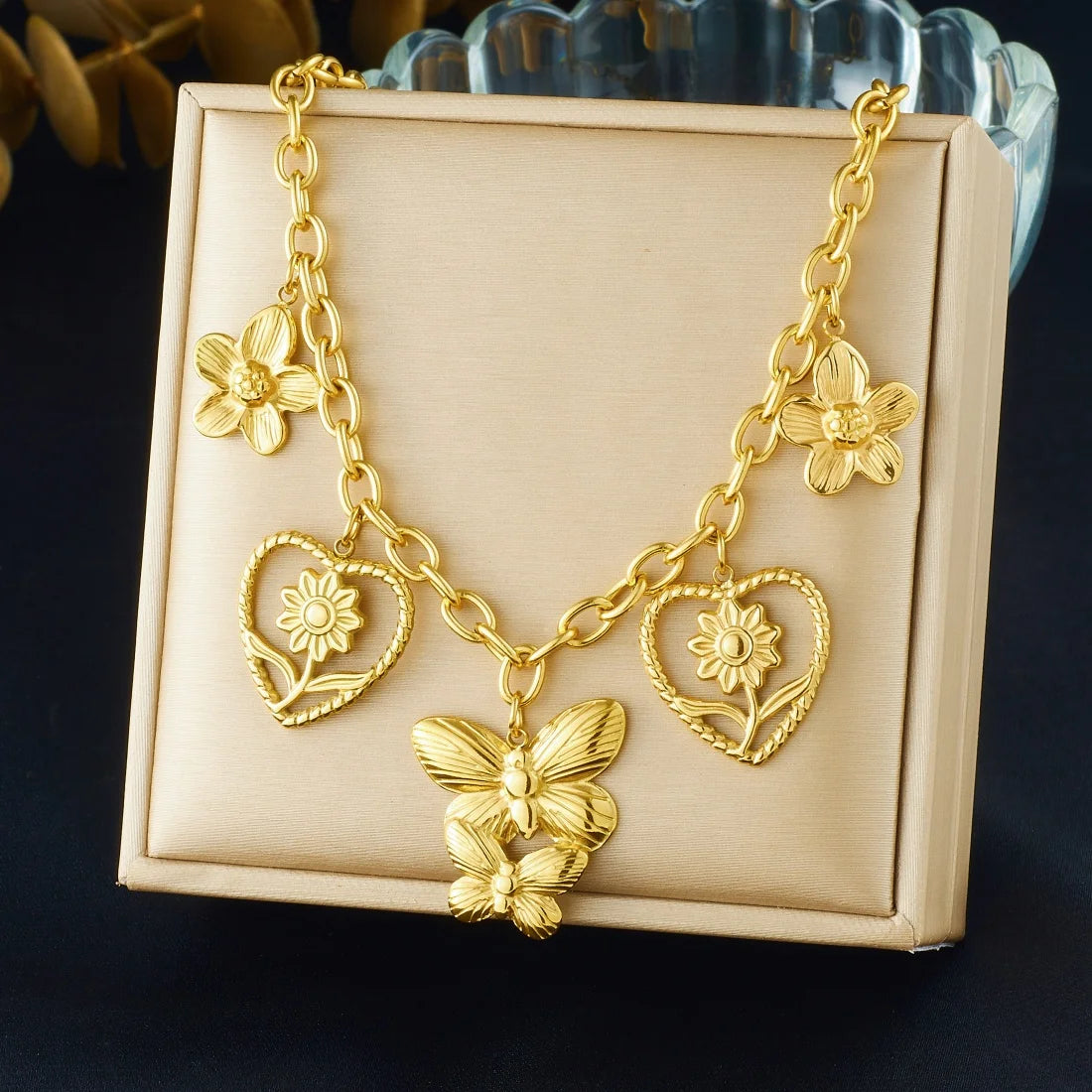 Lamengly Stainless Steel Necklace