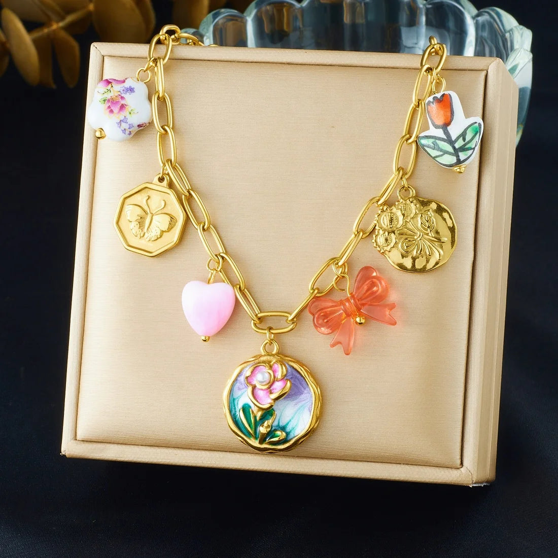 Lamengly Stainless Steel Necklace