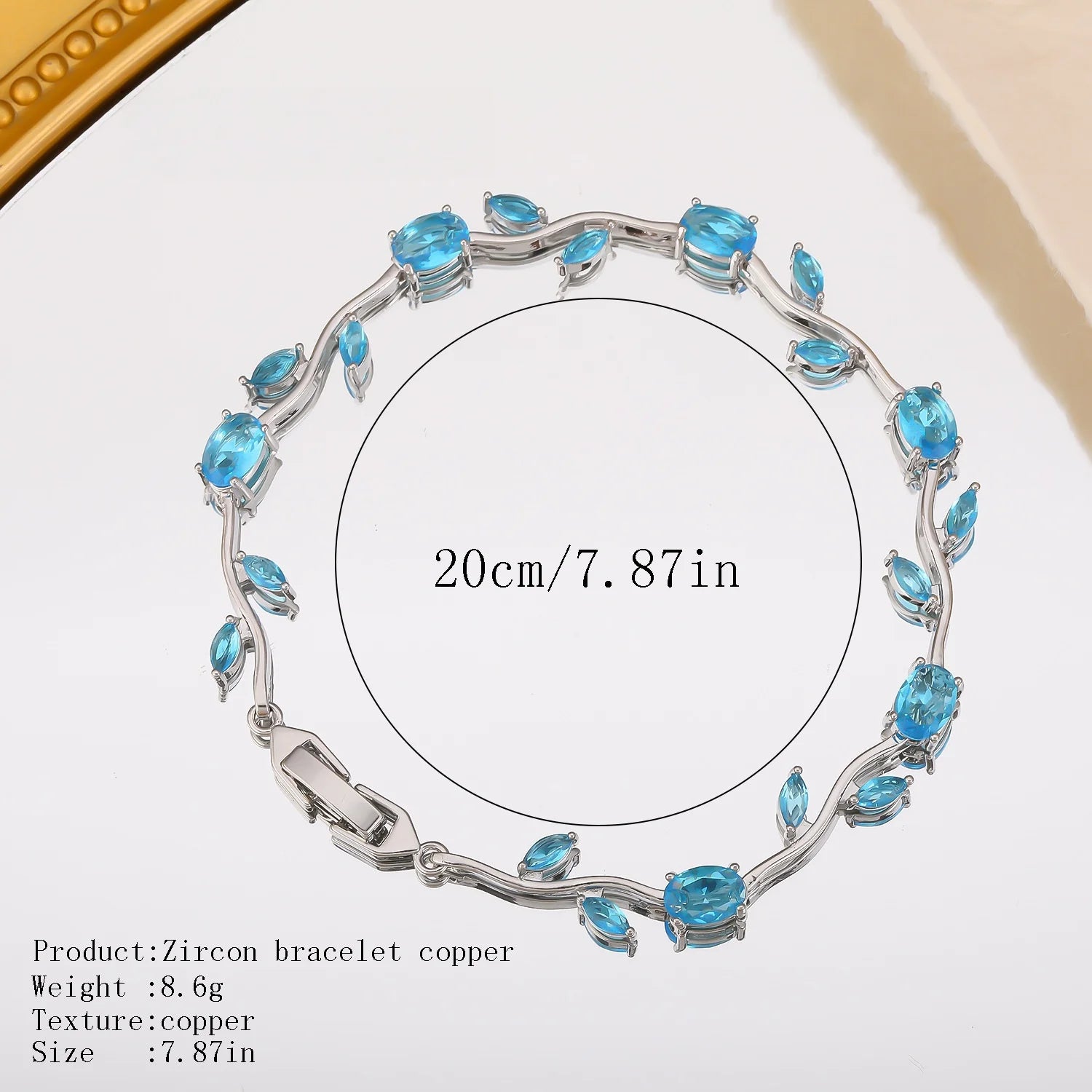 18K Gold Plated Flower Bracelet