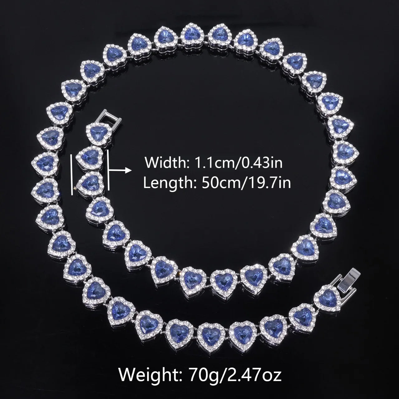 Zakol chain with zircon heart
