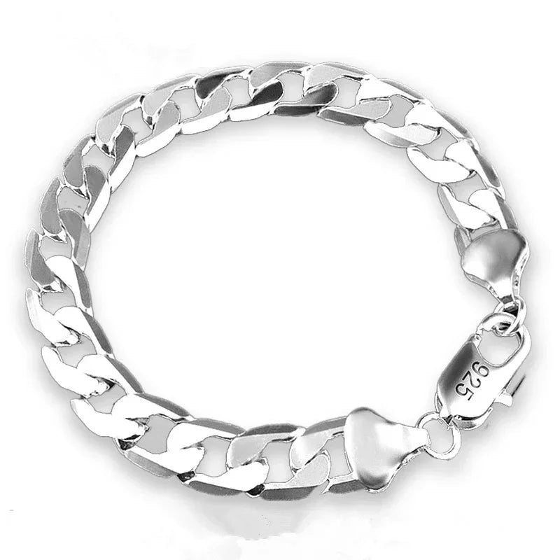 Men's silver bracelet