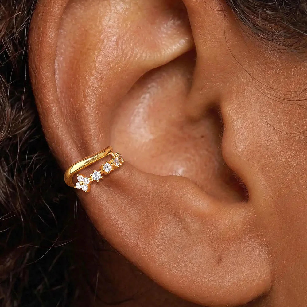 S925 Sterling Silver Star Earring