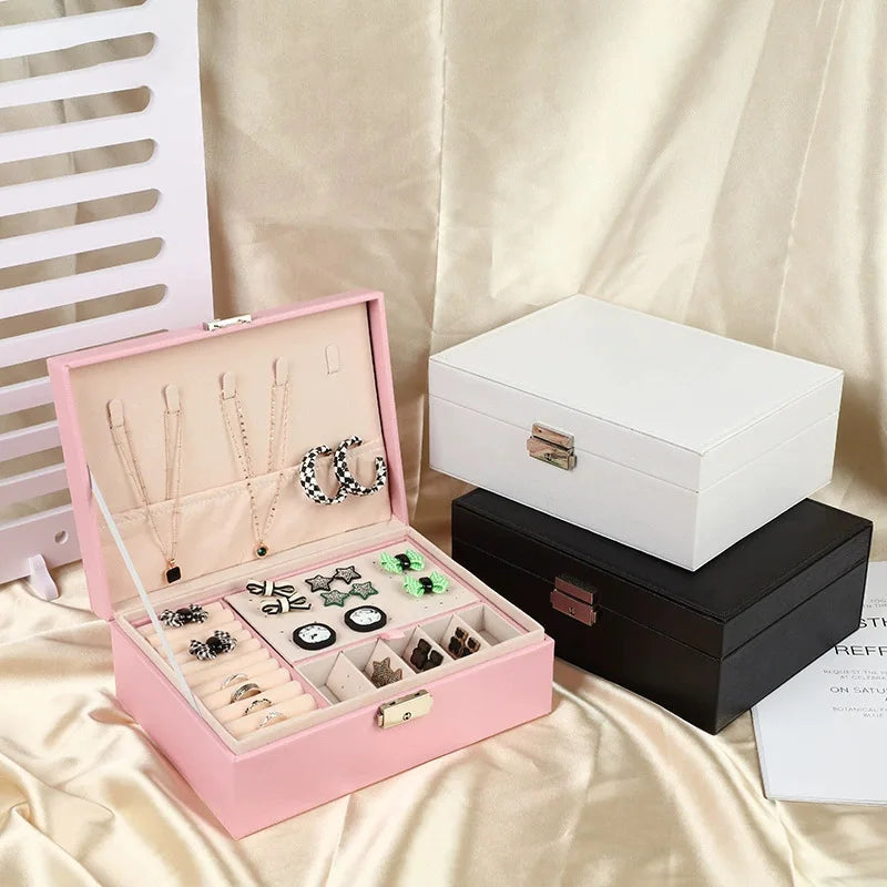 Caja de joyas con cerradura Wellzone