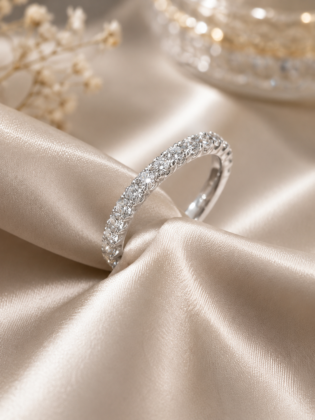 S925 Sterling Silver Ring with Multicolor Zirconia