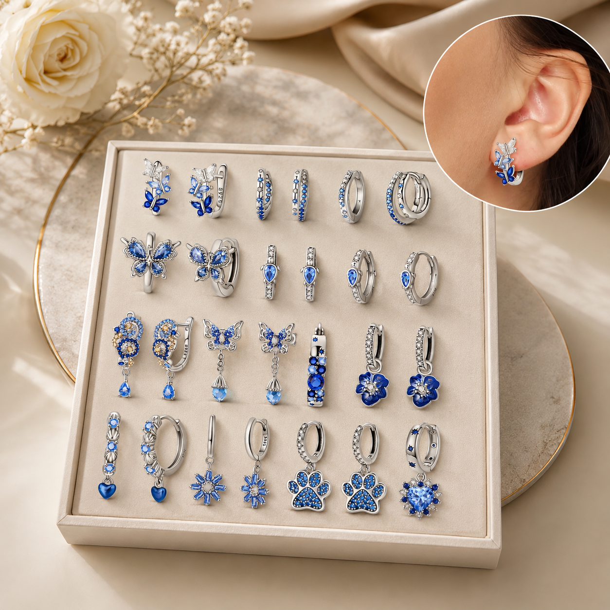 925 Sterling Silver Earring Clasp