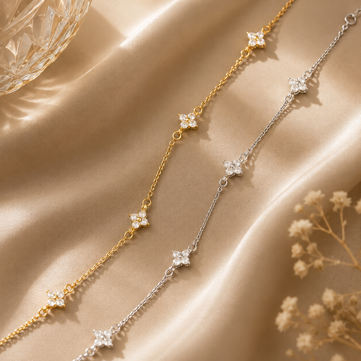 18K Gold Plated 925 Silver Bracelet